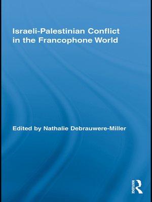 cover image of Israeli-Palestinian Conflict in the Francophone World